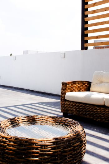 outdoor patio synthetic wooden 