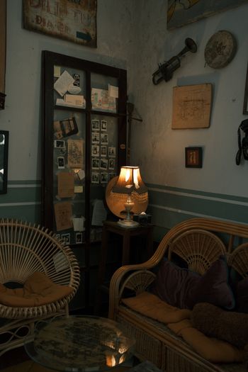 indoor vintage furniture